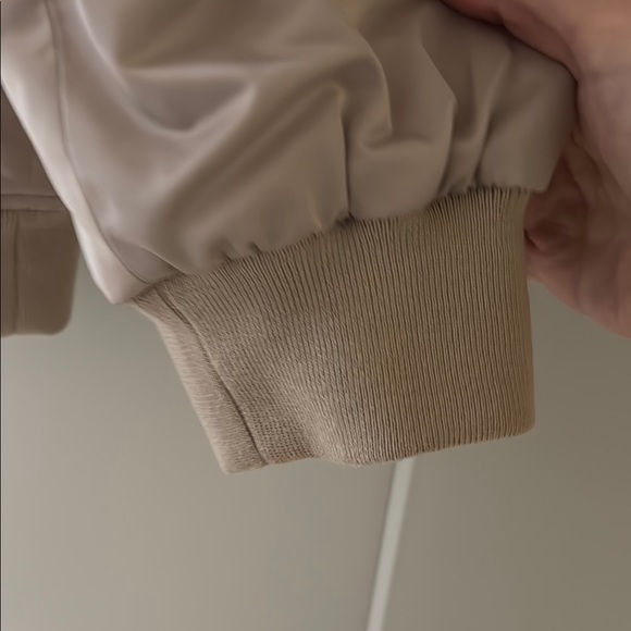 Open Edit Oxford Tan Bomber Jacket - Picture 6 of 8